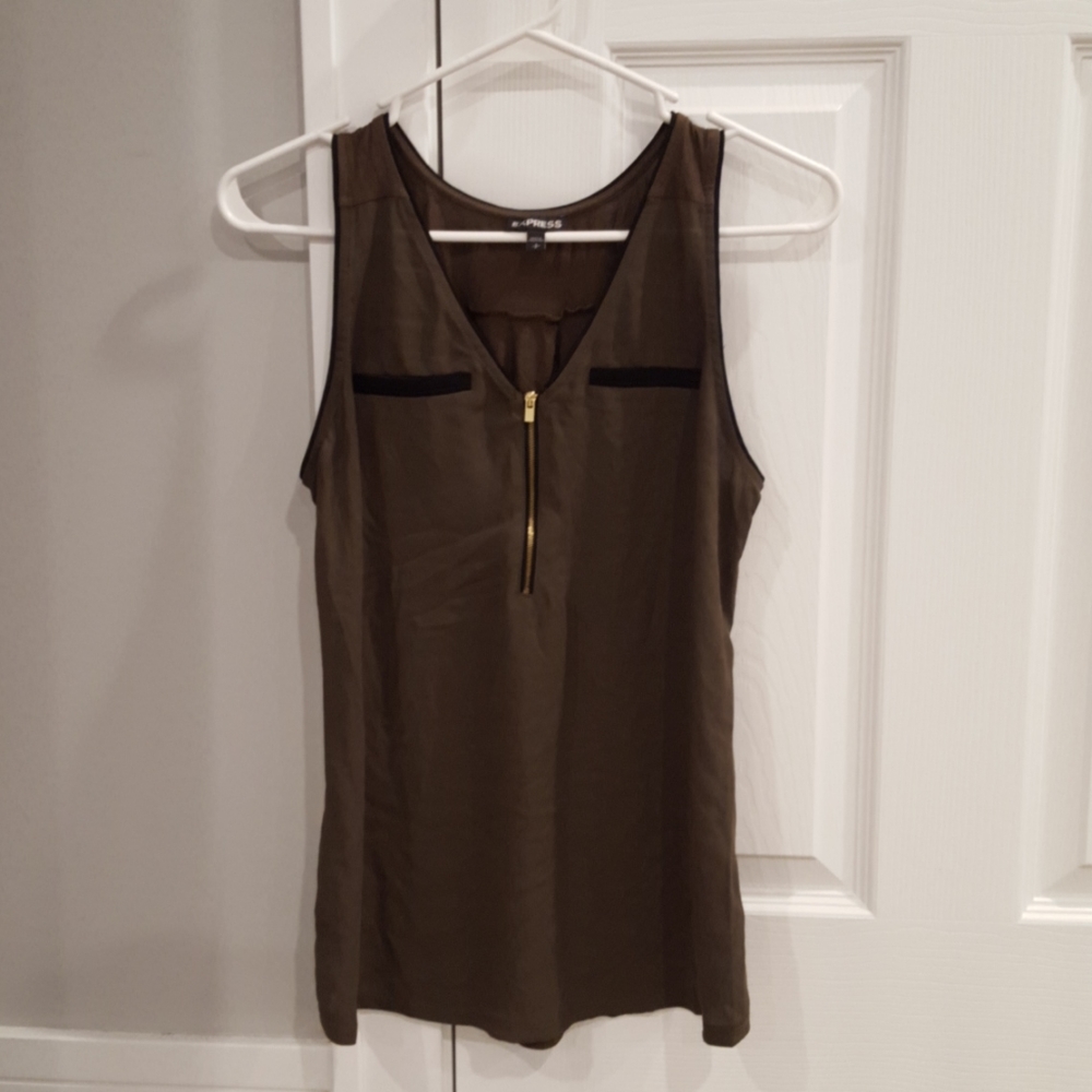 Express Chiffon blouse (Army Green)